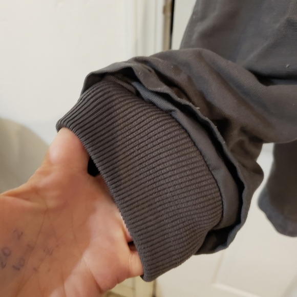 CARHARTT RELAXED FIT WASHED DUCK SHERPA-LINED UTILITY JACKET - Picture 5 of 10